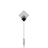 V Square Lapel Pin
